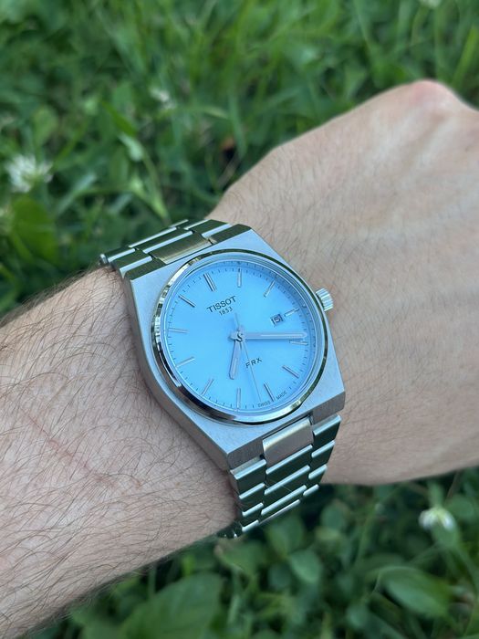 Vand ceas tissot prx ice blue cadran 40 mm
