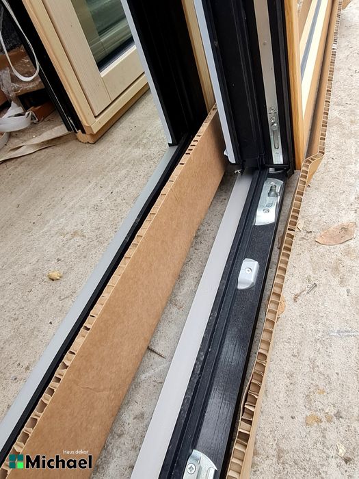 Usa dubla terasa TRIPAN,lemn stratificat,Internorm,Austria(LXXVI)