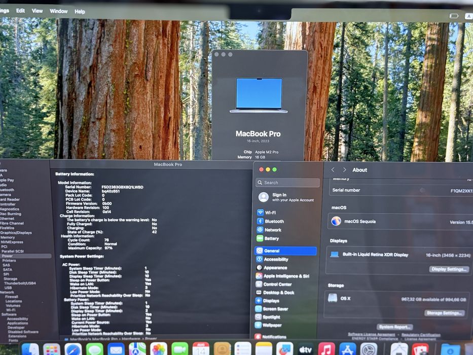 MacBook Pro 16″ M2 Pro 16GB 1TB Гаранция