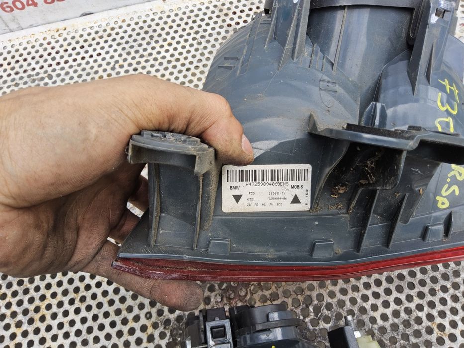 Stop BMW F30 stopuri stânga dreapta exterior interior BMW seria 3 f30 lampa tripla spate