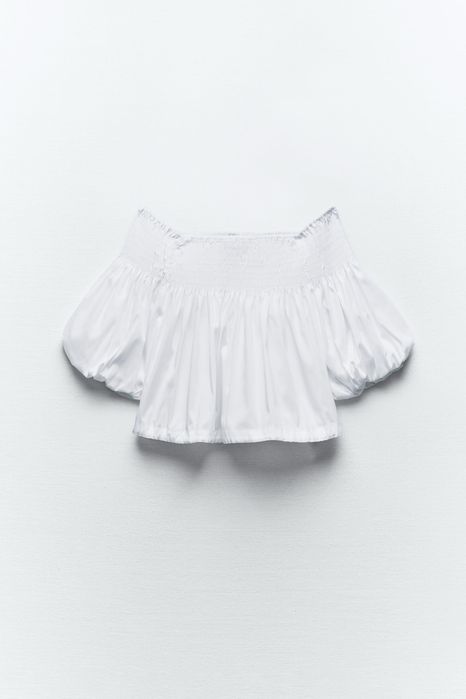 Бяла риза Zara М размер
