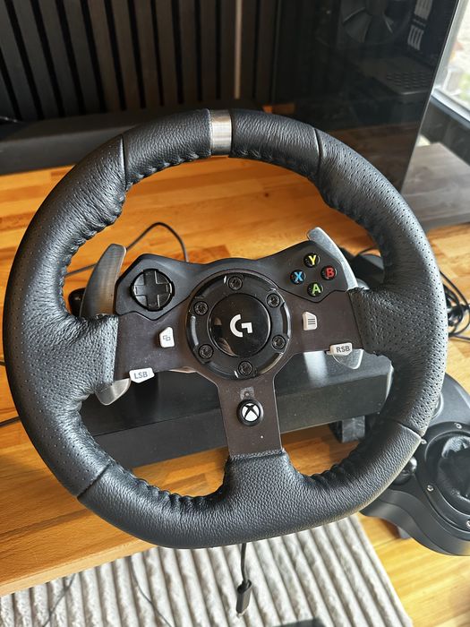 Logitech g920 + скоростен лост