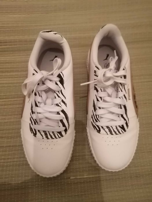 Puma Кожени Дамски Маратонки Обувки Carina Кожени Номер 40