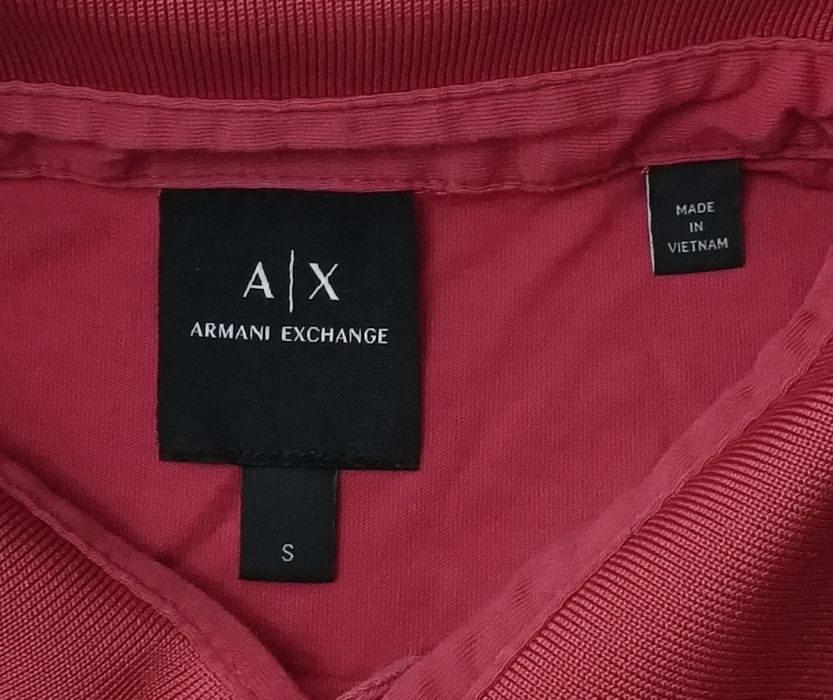 Armani Exchange Polo Shirt оригинална тениска S памучна поло фланелка