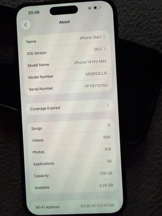 iPhone 14 Pro Max 128GB black