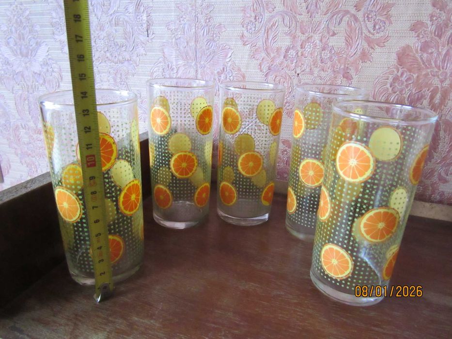 чаши нови ретро водни уиски юзчета