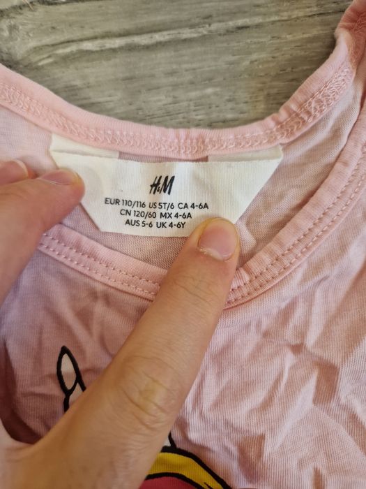 Lot 5 maiouri fetita marimea 110 H&M si SMYK