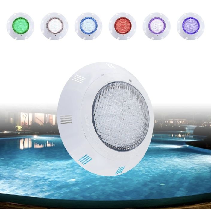 LED лампа за басейн 36 W, 12V с дистанционно управление IP68