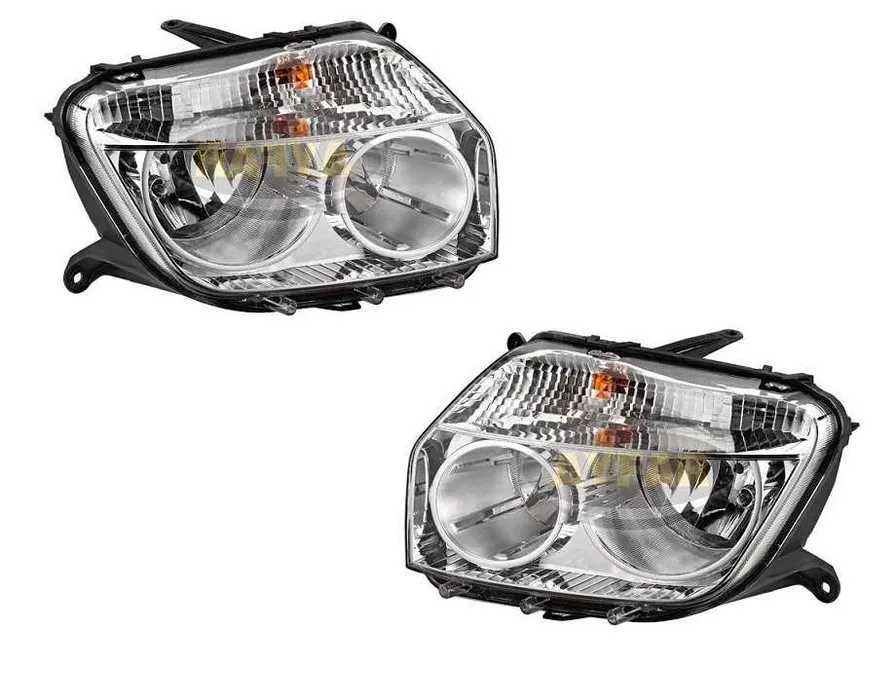 Фар Фарове Дачия Дъстър / Dacia Duster 2010-2013 , Хром, Ръчно рег.