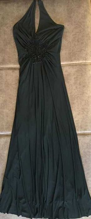 Шикарное вечернее черное платье