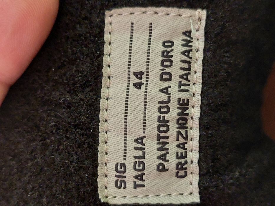 Естествена кожа!!! No.44, 28.6см Pantofola D'oro levico uomo high