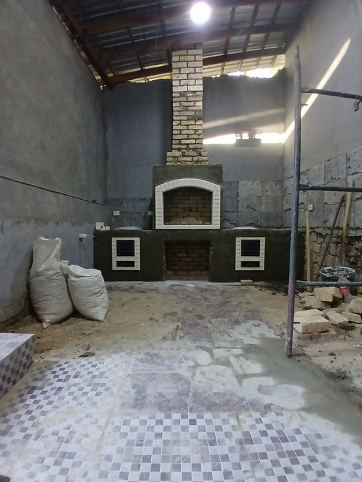 Летний кухня курамиз урок козон барбекю тандир иш стол