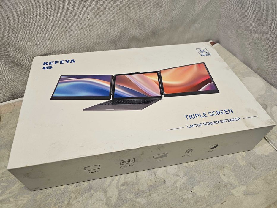 Monitor portabil laptop Kefeya S2 2x14" inch IPS 1080p