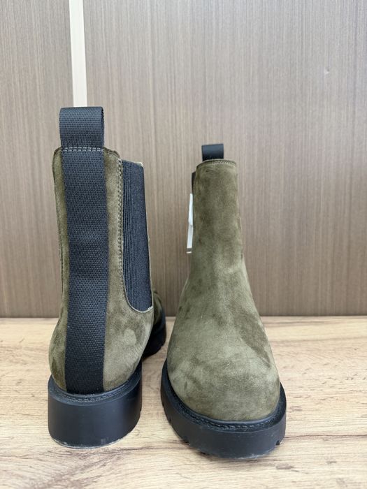 Ботинки сапожки замша весна