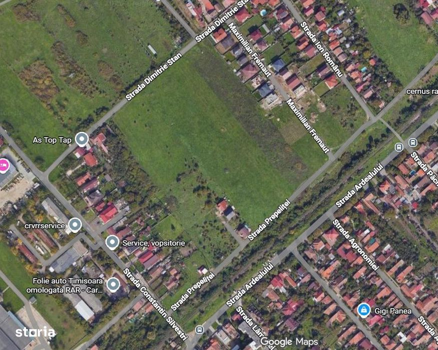 Teren de vânzare – Freidorf | 615 mp | Front stradal 16 ml