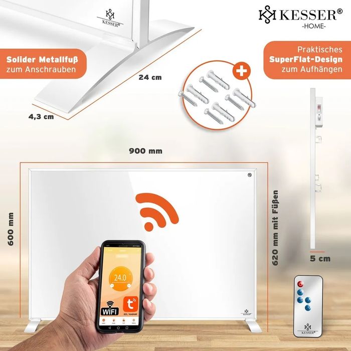 Panou radiant wifi 60/90,550W