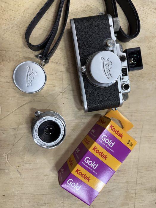 Leca IIIb + Summaron 35mm f3.5 + Sumar 50mm f2 fac si schimb