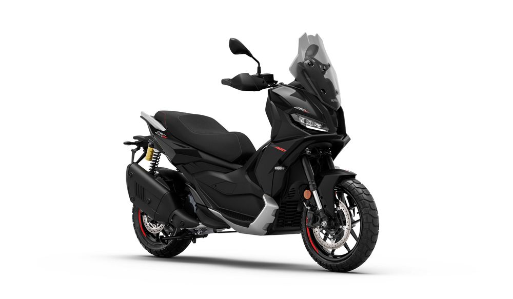 Aprilia SRGT 400, E5+, 2026 - Cel mai dinamic scuter de Adventure !
