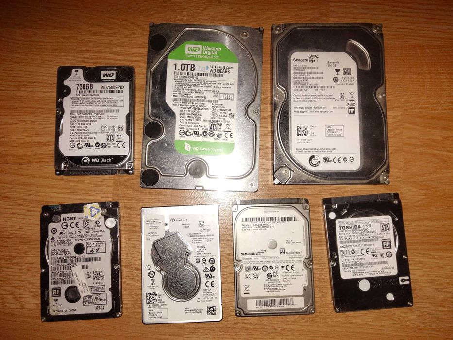HDD 1TB- 500gb Laptop/Desktop SATA3