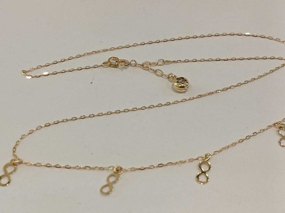 (AG41) Colier aur, 14K b5586 Certificat de garantie