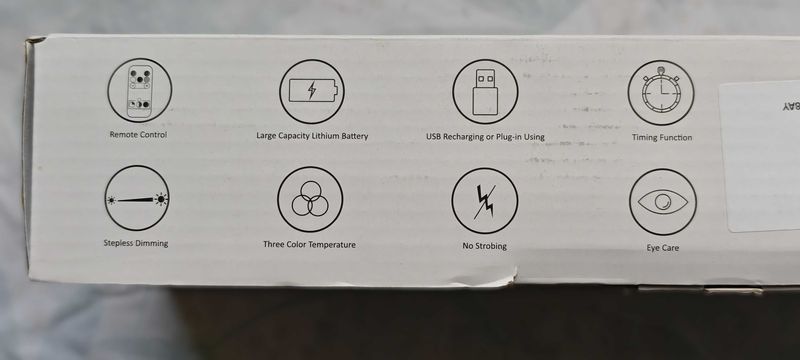 Безжично осветление за картини 2 бр - с дистанционно – презареждаеми