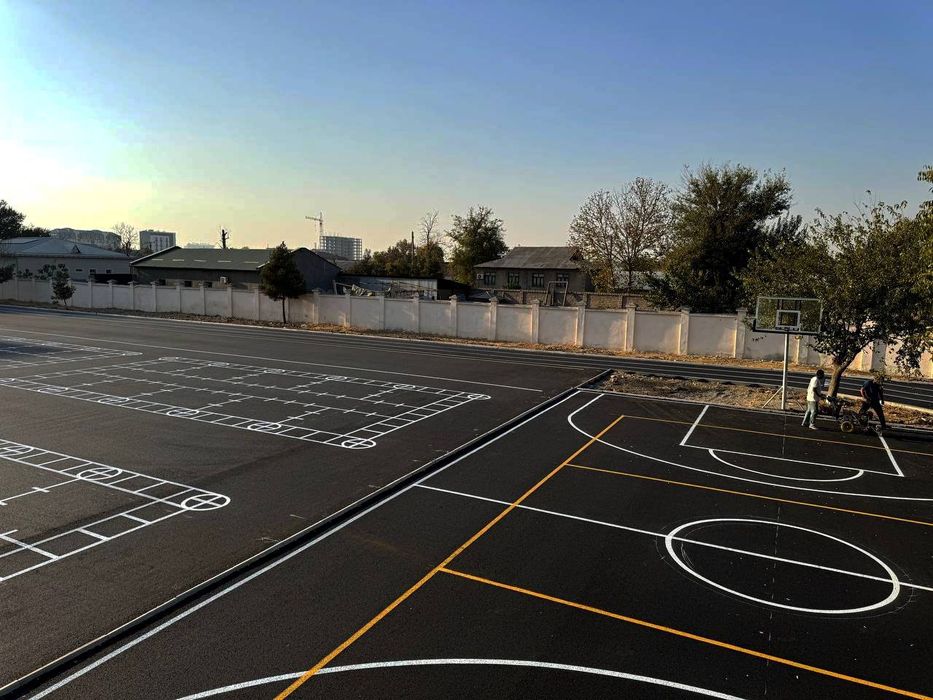 Yo'l yotiq chiziqlarini chizish xizmati