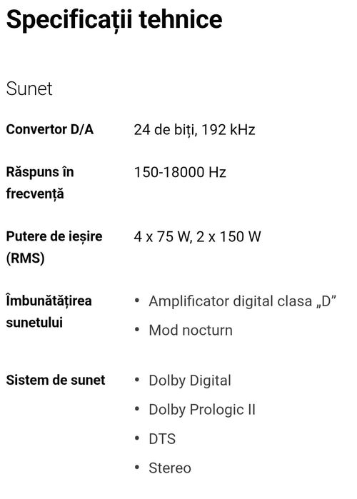 Sistem audio Philips