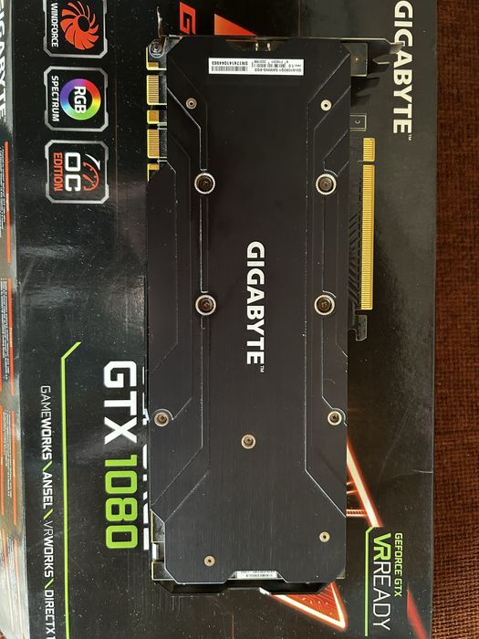 Placa video Gygabite GTX 1080 G1 Gaming OC edition