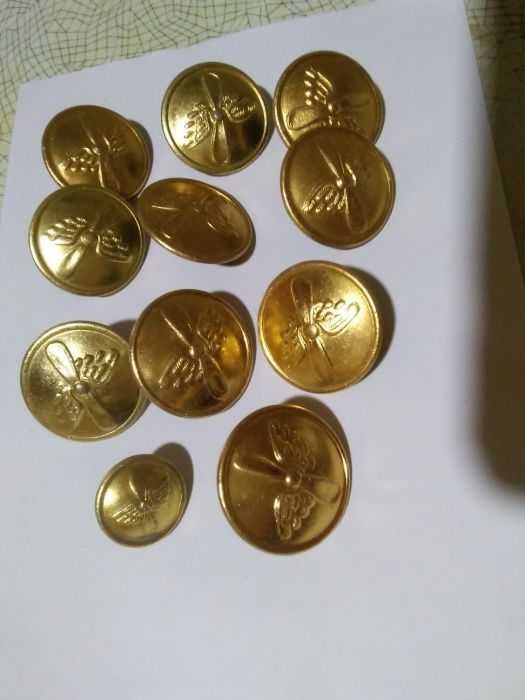 металлические пуговицы ГВФ СССР