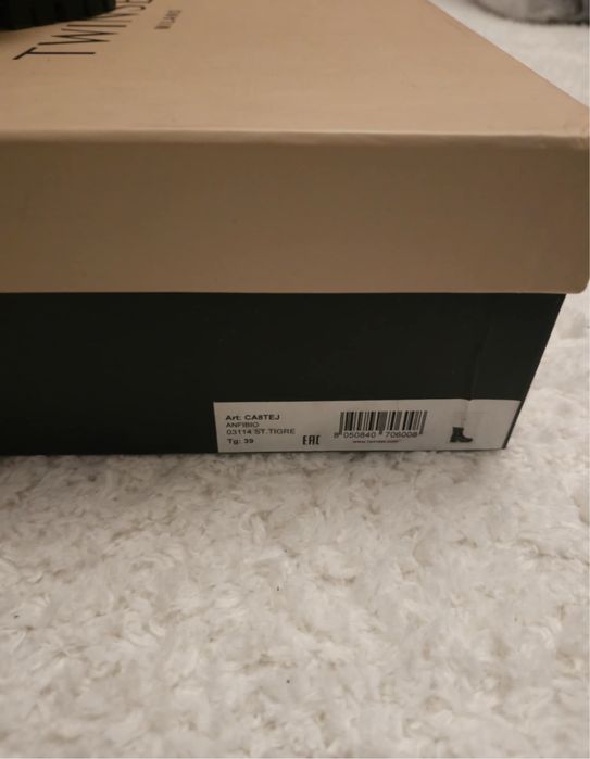 УНИКАЛНИ! Twinset боти/ботуши, 39 номер, 100% Естествена кожа и косъм