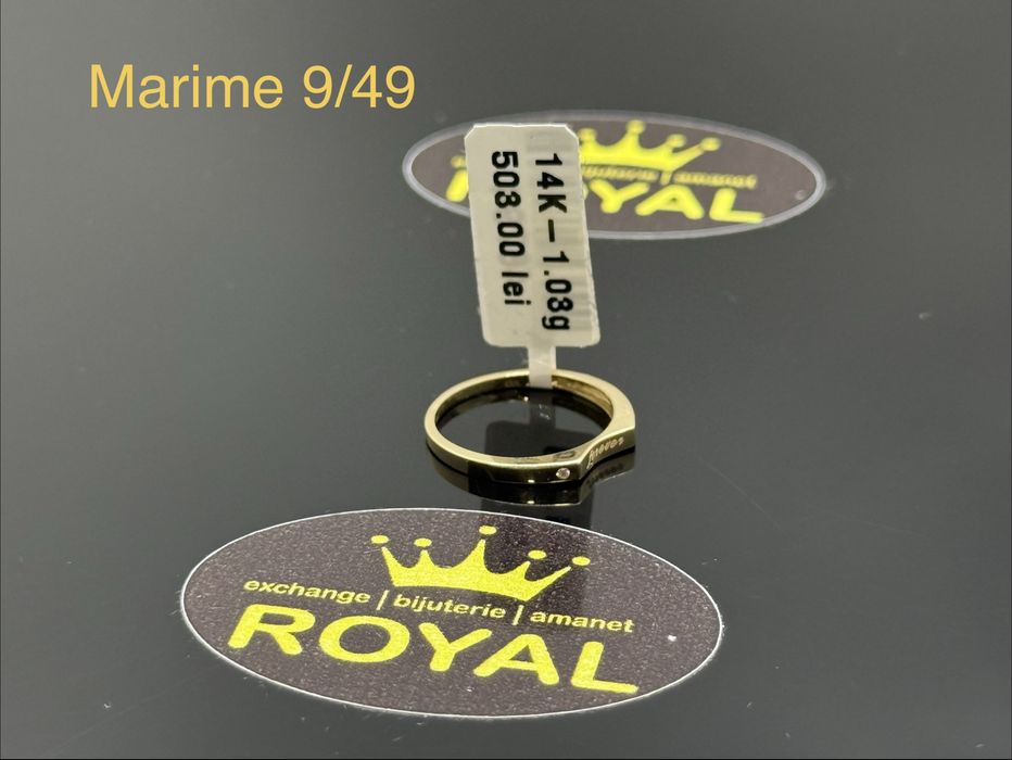 Bijuteria ROYAL : Inel AUR 14K NOU / 1.03 GR