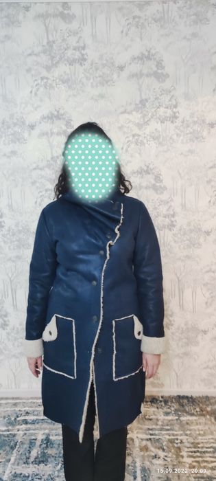 Дубленка из эко, модная
