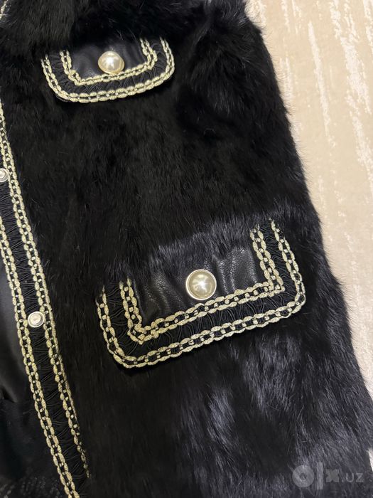 Безрукавка chanel (натуральный мех)