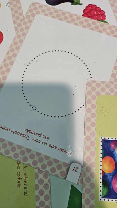 Caiet si fise scrie si sterge pt copii