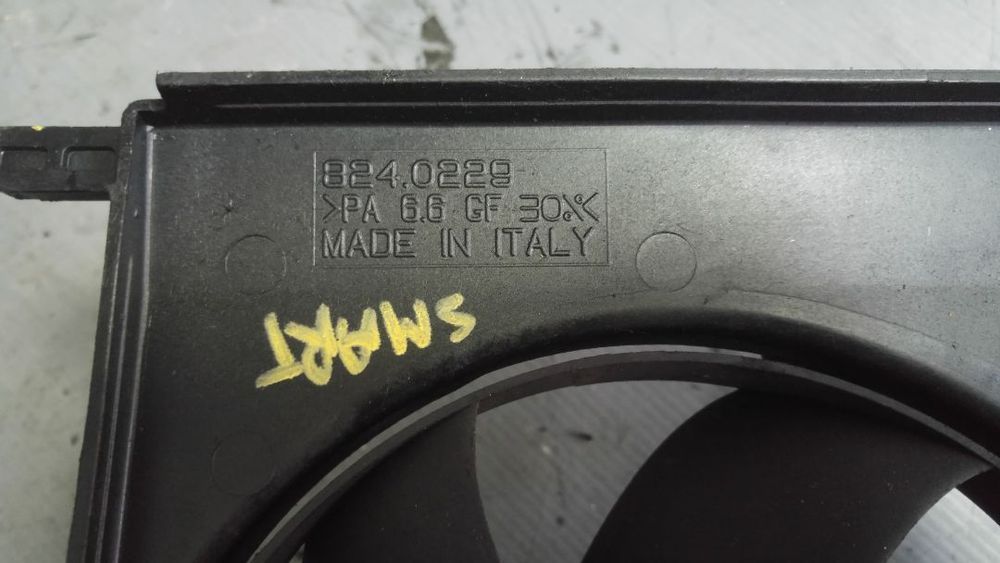 electroventilator 0.8 cdi 660940 smart fortwo city-coupe cabrio 0003127v009 8240229