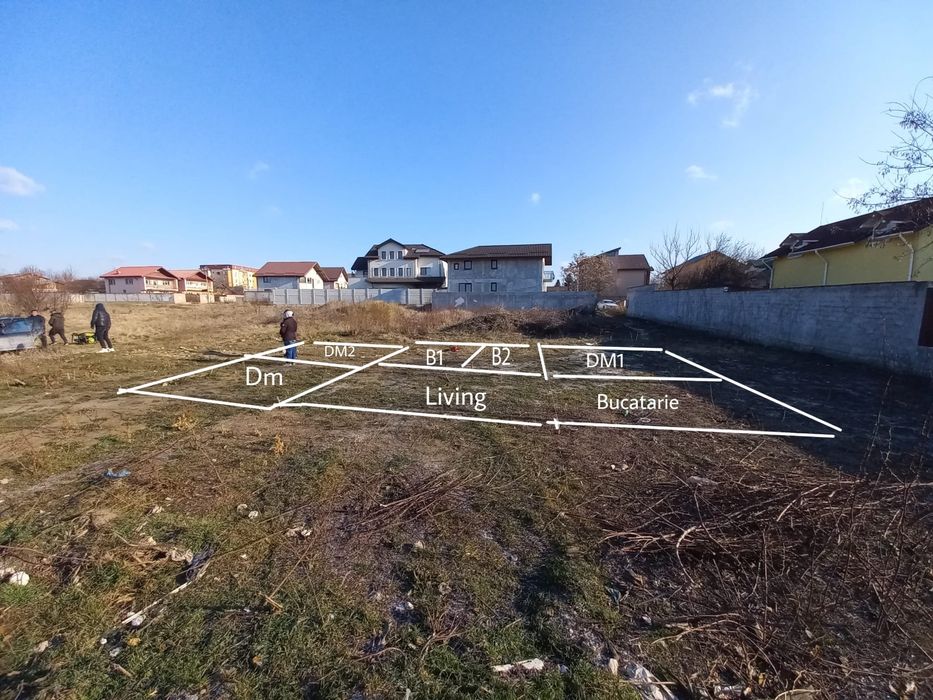 Teren si casa modulara Pantelimon