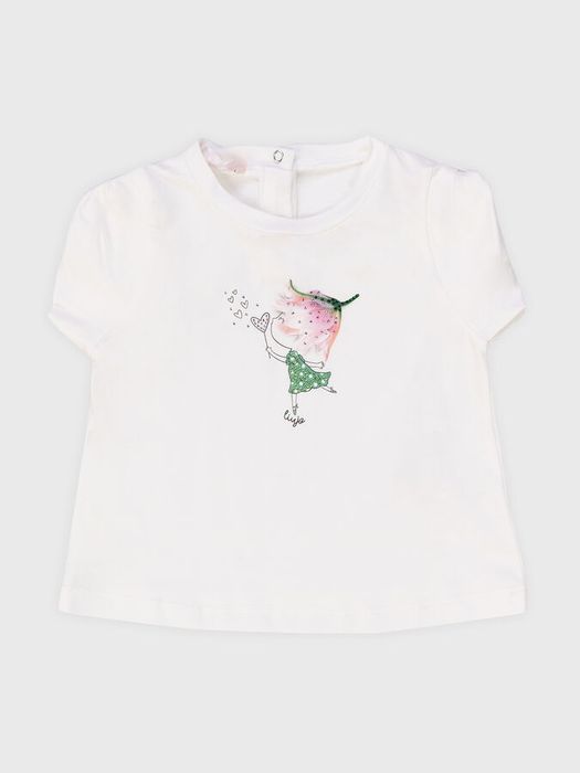 Liu Jo комплект тениска и дънки  бебе 9 месеца