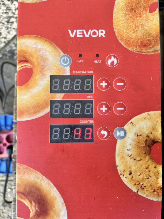 автоматична машина за понички vevor 6 дюзи 2000w