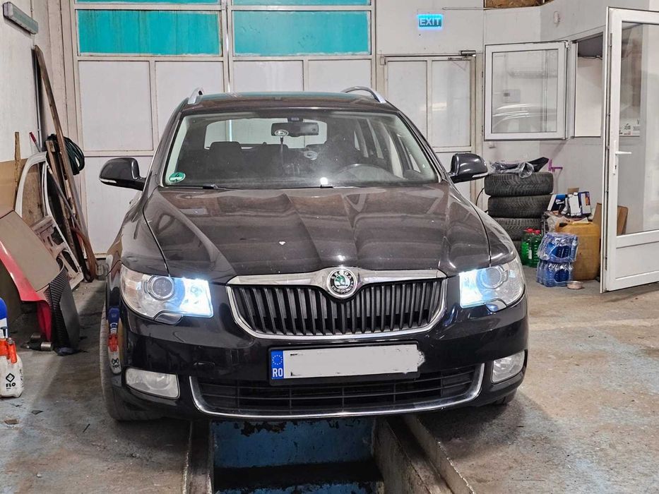 Becuri led leduri pentru pozitii fata Skoda Superb 2 Canbus