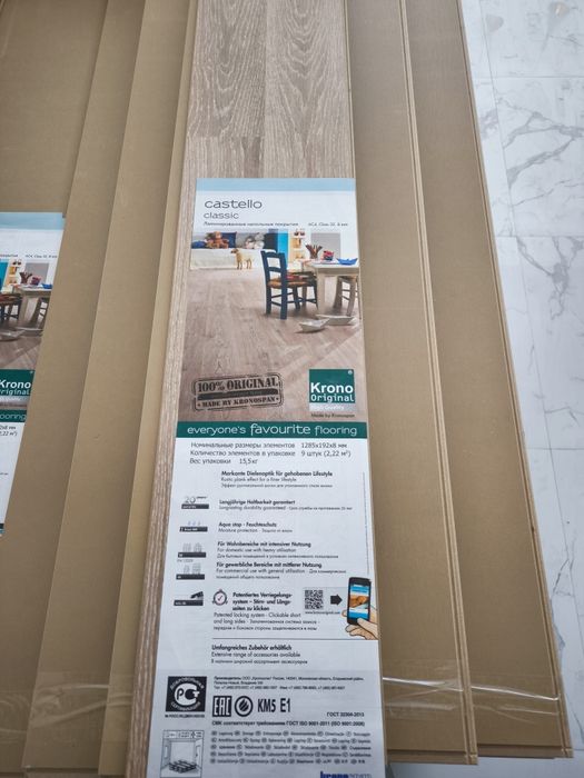 Продам ламинат б/у 500 тенге м²