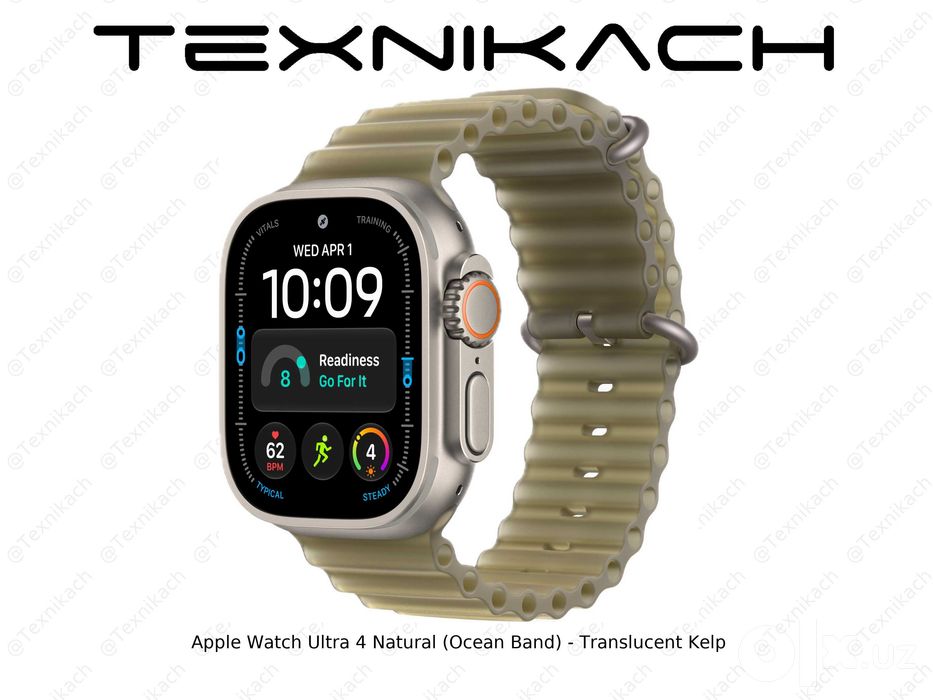 Apple Watch Ultra 4 Natural (Ocean Band) • Доставка