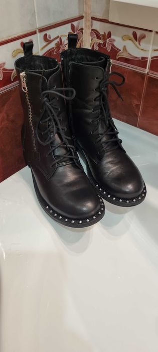 Боти естествена кожа