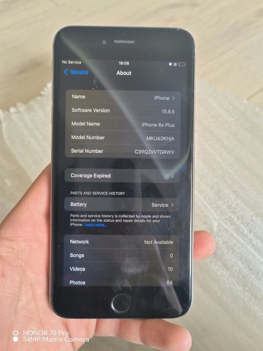 Iphone 6s plus bez sim