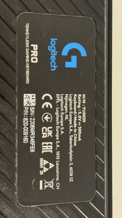 Клавиатура Logitech G Pro