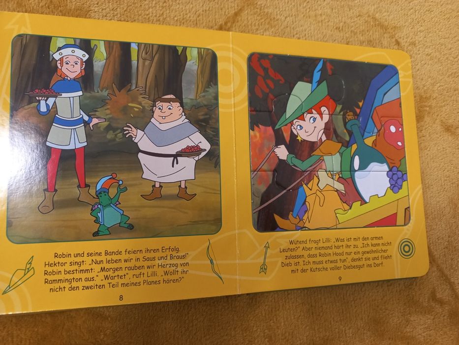 Carte cu puzzle limba germana