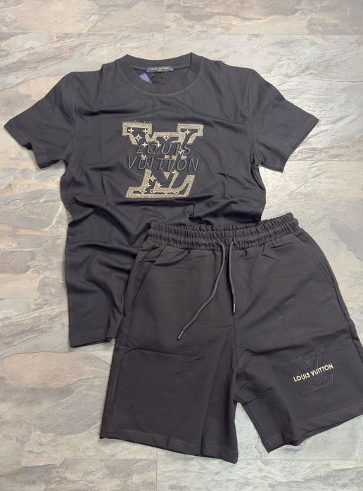 Мъжки летен комплект – тениска + къси панталони CHRISTIAN DIOR | Топ модел 2026