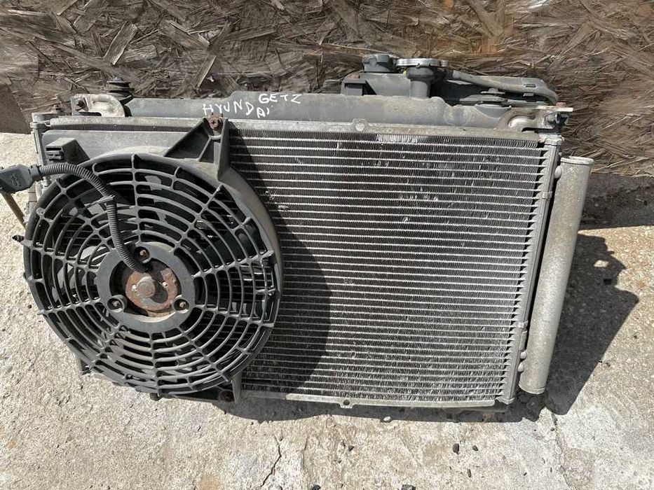 Радиатор комплект Hyundai Getz (Хюндай Гетц), привозной
