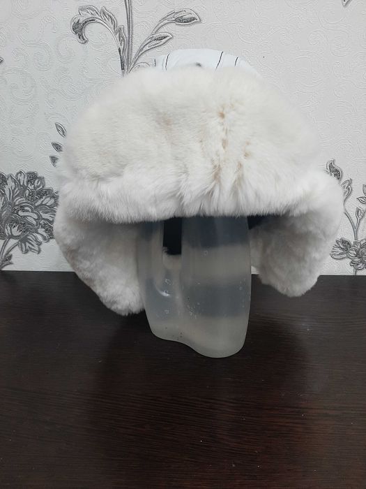 Шапка натуралка заяц