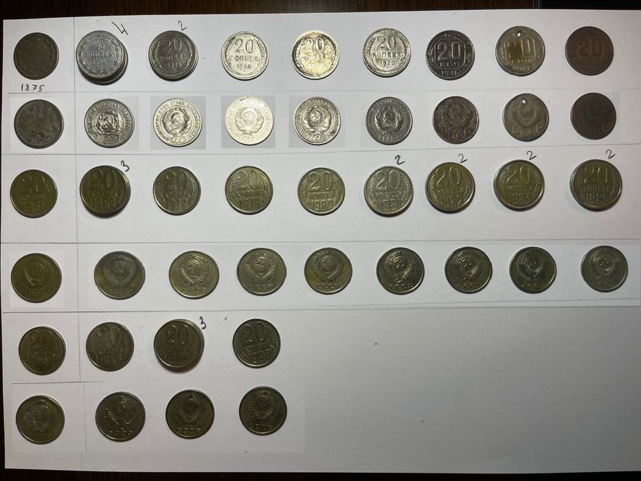 Продам коллекционные монеты