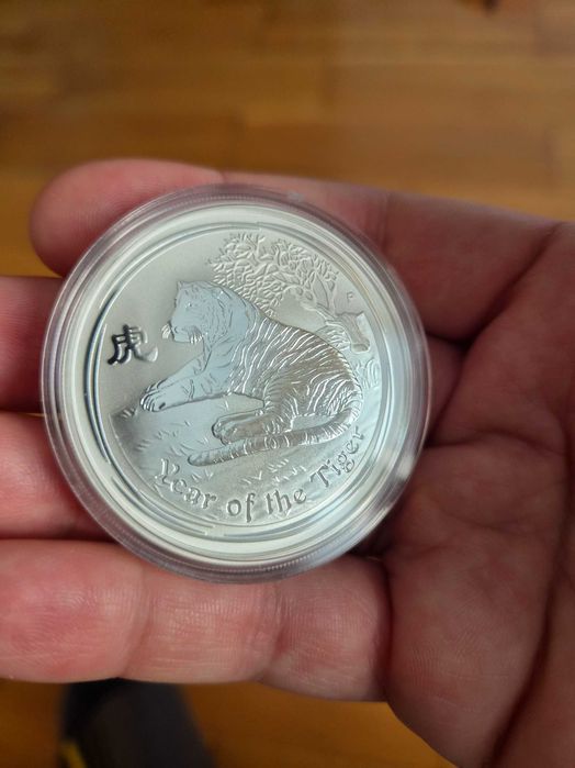 Australian Lunar Series II – Year of the Tiger 2010 | 1 oz Silver | Perth Mint